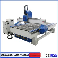 Vacuum Table Woodworking Furniture CNC Engraving Machine with T Type Strong Holder/DSP Offliine Control/Dust Collector