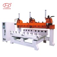 8 Head Wood Carving CNC Router Machine